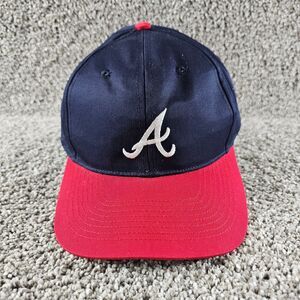 Atlanta Braves Hat Cap Snapback Blue Red MLB Baseball Embroidered Logo Mens